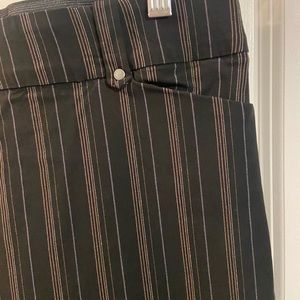 Striped Skinny Dress Pants